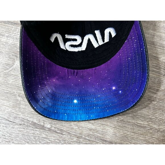 NASA Baseball Cap Hat Adult Adjustable Size Sportwear Black - Picture 6 of 7